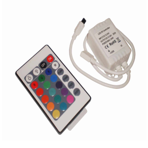 GiakoLED Controller Ταινίας LED DC 12-24V Max.144W RGB SMD5050 (ΣΕΤ)