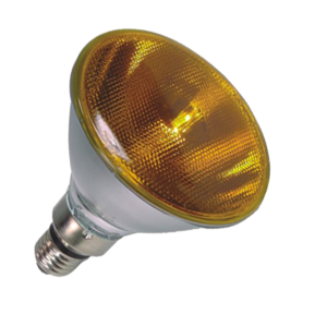 Giako Λάμπα Ιωδίνης Reflector PAR38 75W E27 230V Κίτρινη