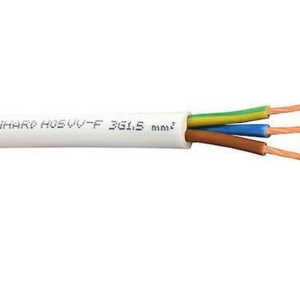 Καλώδιο ΗΟ5VV-F  3X1,5 λευκό ή μαύρο , Εύκαμπτο