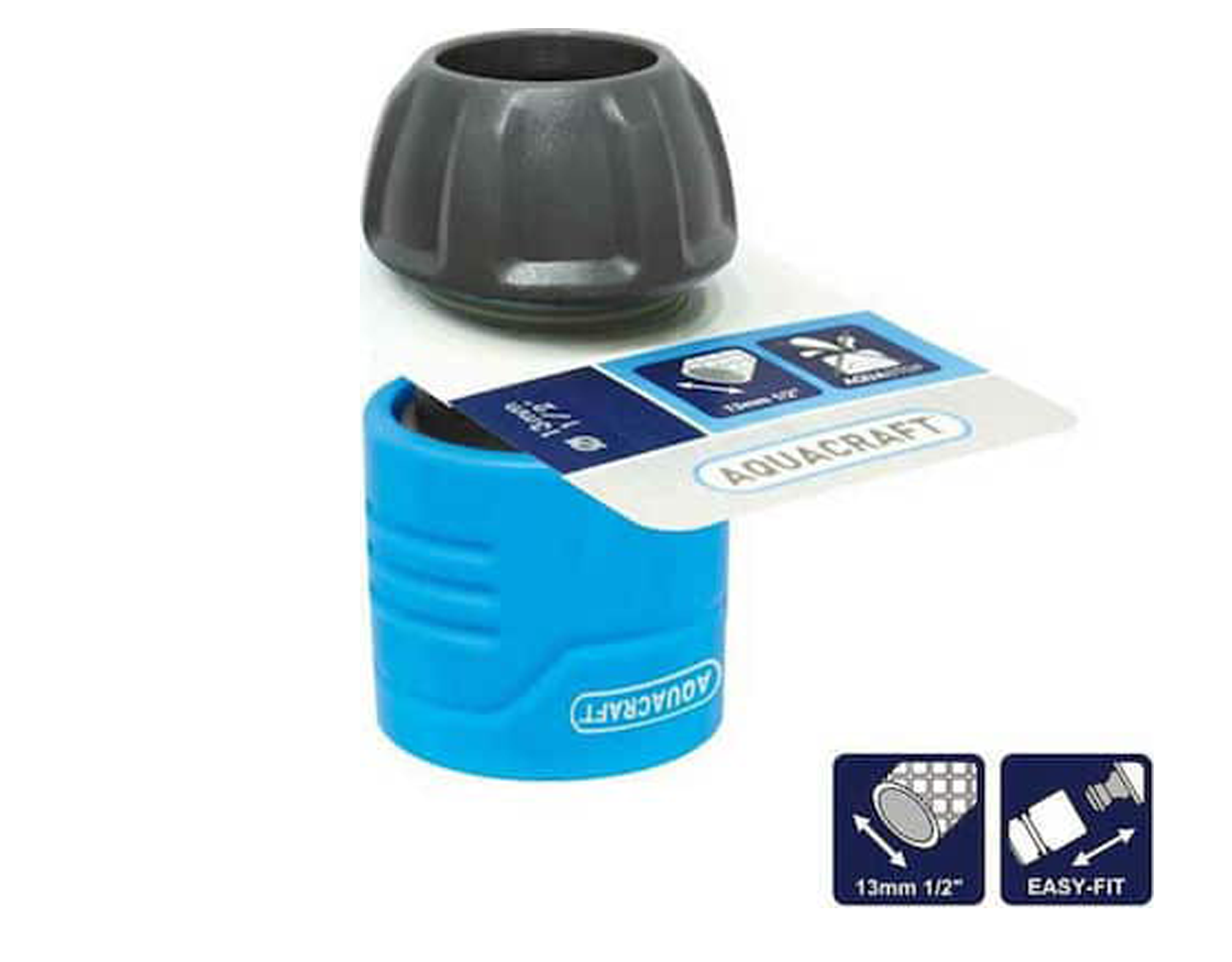 AQUACRAFT Ταχυσύνδεσμος λάστιχου ποτίσματος 1/2″ , για τη Βρύση