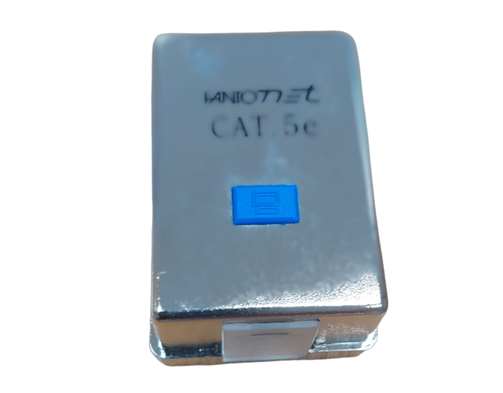 Fanton Εξωτερική Μονή Πρίζα Δικτύου RJ45 Τύπου Cat5 σε Ασημί Χρώμα 23943