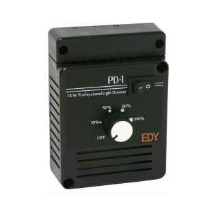 Edy PD-1 Επιτοίχιος Διακόπτης Dimmer Περιστροφικός 1000W