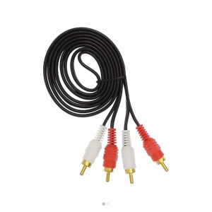 Vnzane Καλώδιο Ήχου 2RCA-2RCA 3m Επίχρυσο VN-R312
