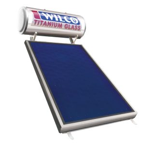 Wilco Ηλιακός Θερμοσίφωνας 120 λίτρων Titanium Glass με 2m² Συλλέκτη Διπλής Ενέργειας