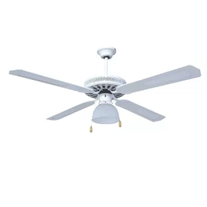 Brand Ανεμιστήρας Οροφής Πολυτελείας 52″ 70W 132εκ. 1-Φώς Λευκός DCF-4B1L