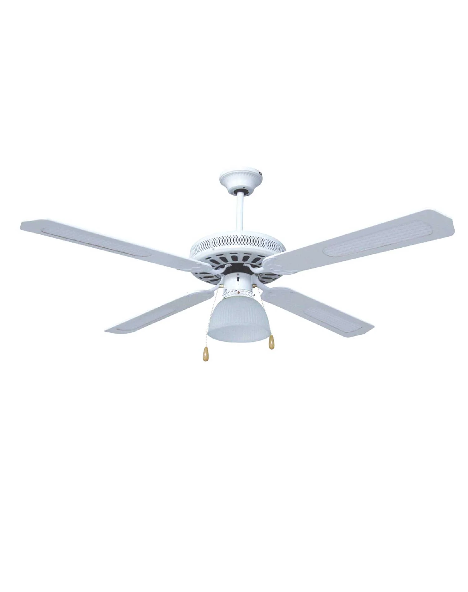 Brand Ανεμιστήρας Οροφής Πολυτελείας 52″ 70W 132εκ. 1-Φώς Λευκός DCF-4B1L