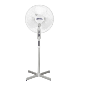 Brand 1203 Ανεμιστήρας Ορθοστάτου 50W Διαμέτρου 40cm White