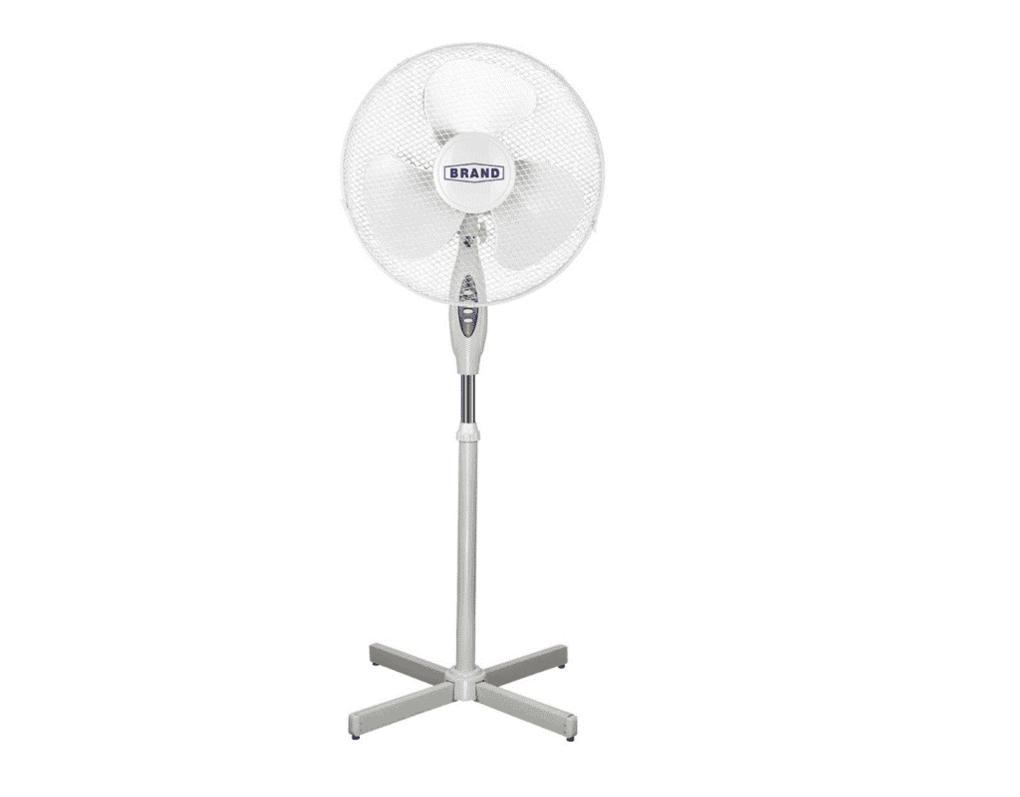 Brand 1203 Ανεμιστήρας Ορθοστάτου 50W Διαμέτρου 40cm White