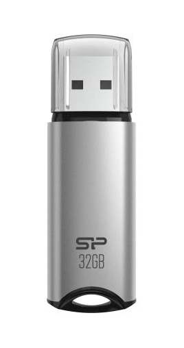 Silicon Power Marvel M02 32GB USB 3.2 Stick Γκρι - Image 2